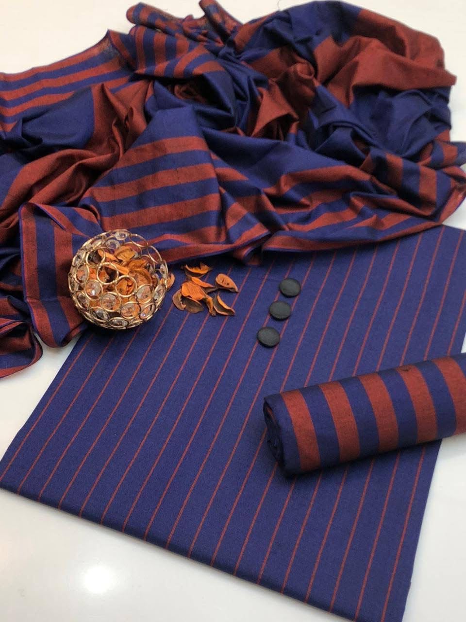 3pc Multani Susi Suit (Purple Mehroon)