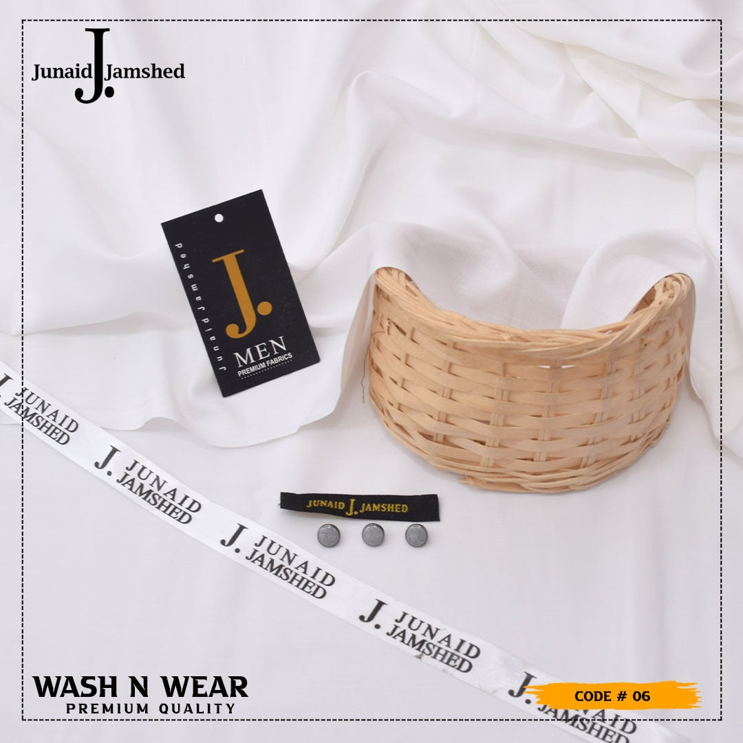 j. wash and wear suit in white