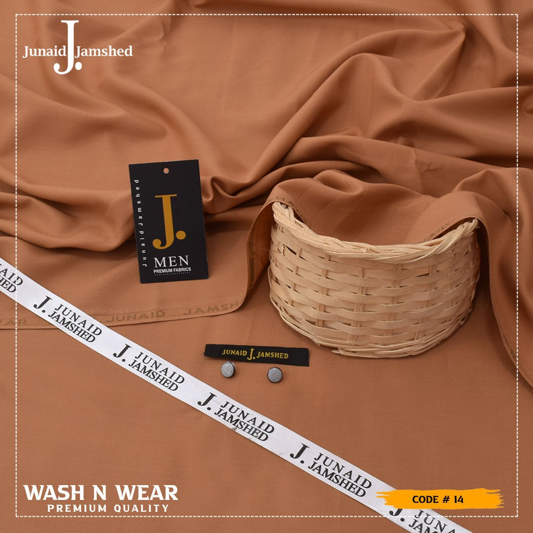 j. wash and wear suit in peachy pink