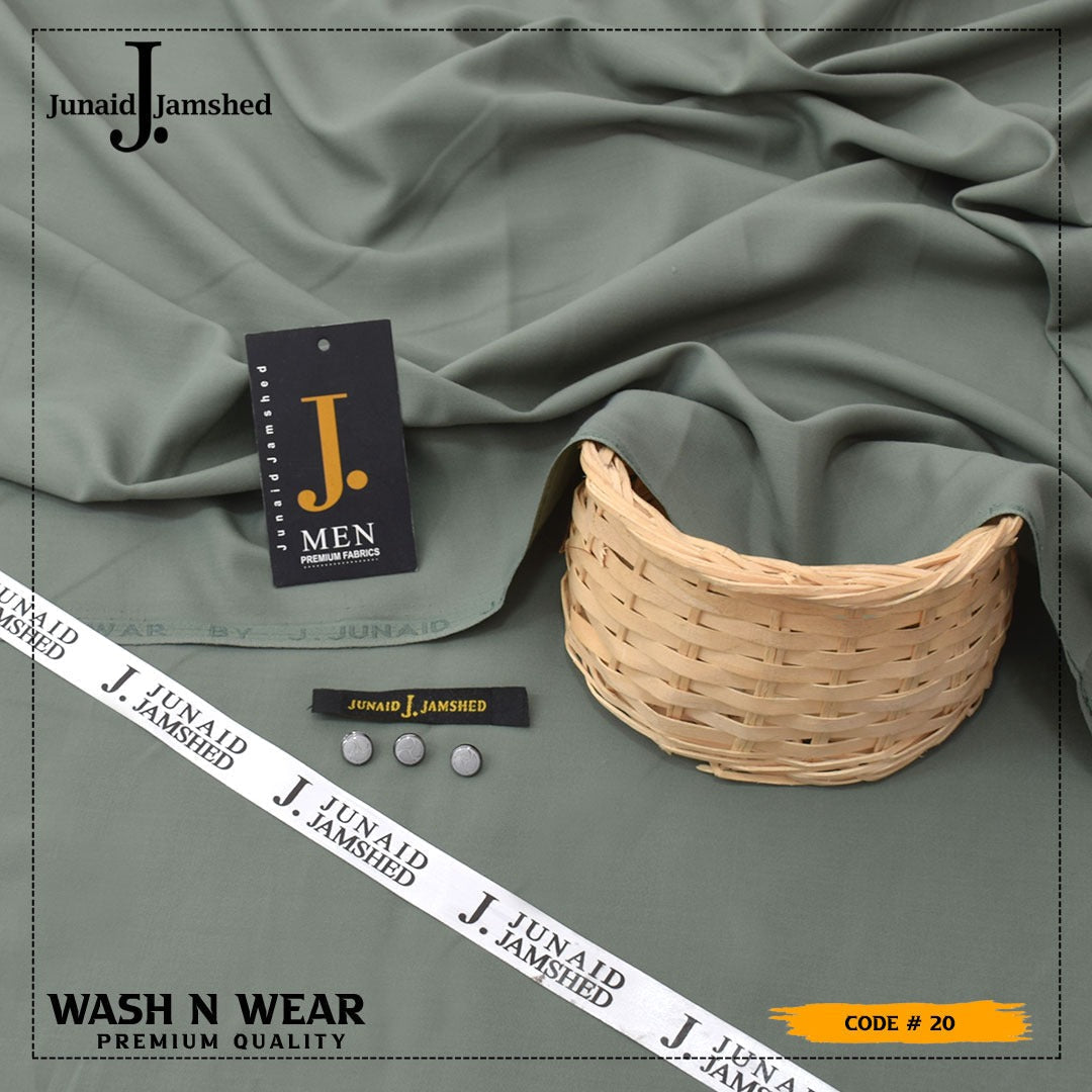 j. wash and wear suit in green