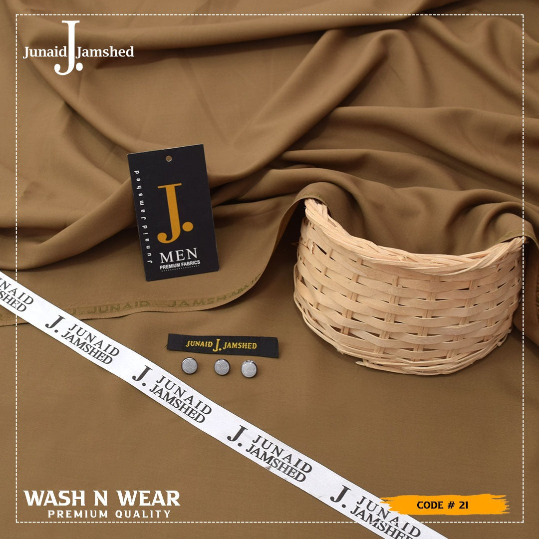 j. wash and wear suit in mouse brown