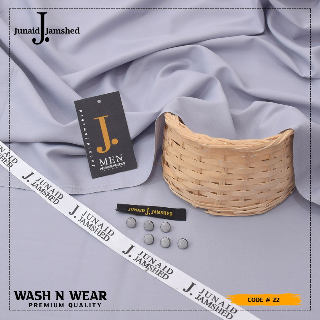 j. wash and wear suit in offwhite gray