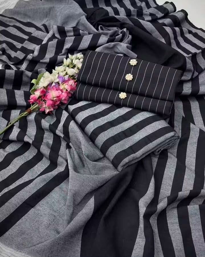 3pc Multani Susi Suit (Black)